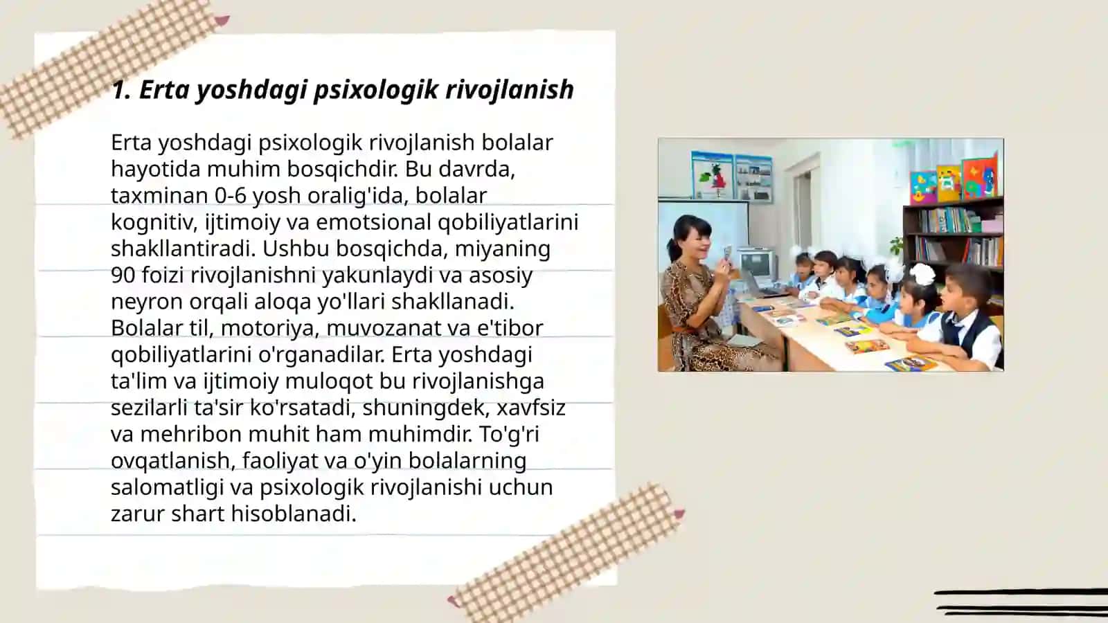 Ilk bolalik davrida shaxsning rivojlanish 3