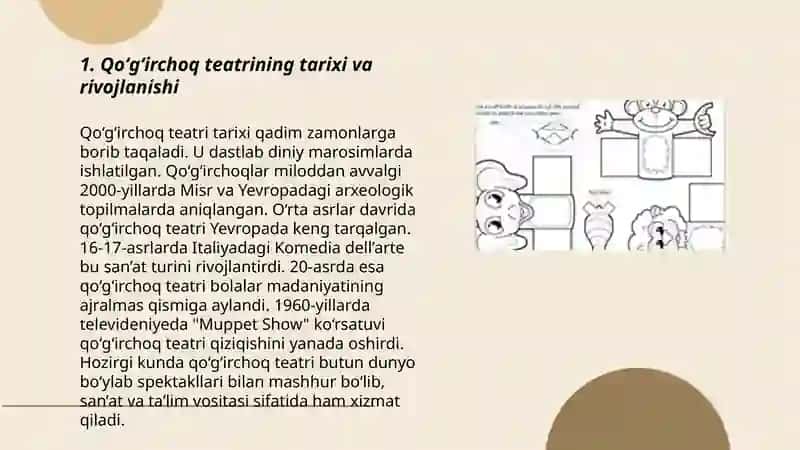 Maktabgacha taʼlim tashkilotlarida qoʻgʻirchoq teatrini tashkil etish va qoʻgʻirchoq yasash usullari 3