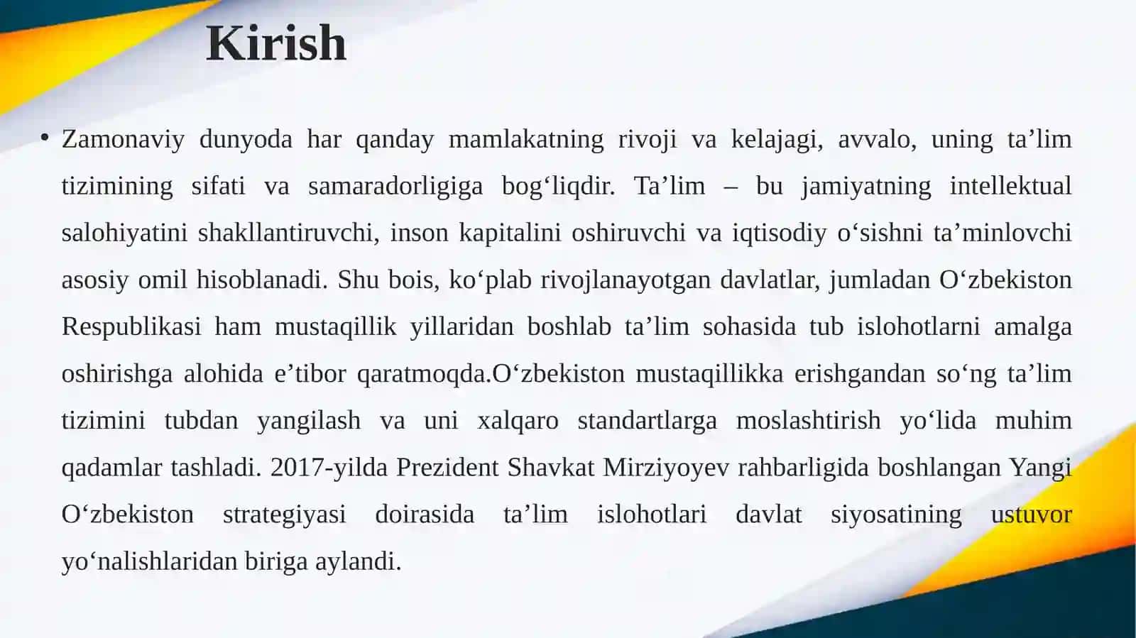 O‘zbekistonda ta’lim islohotlari 3