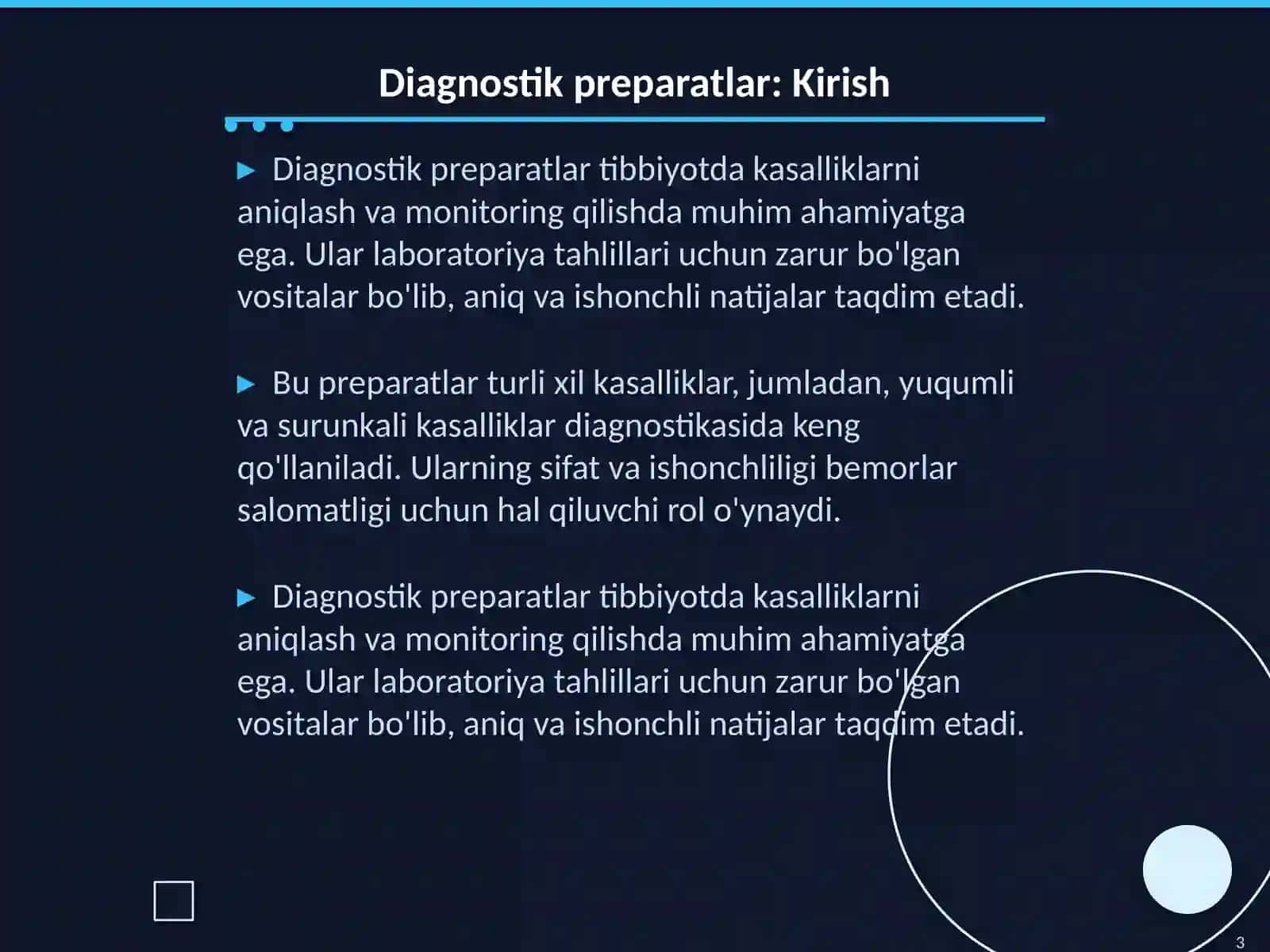 Diagnostik preparatlarini standartlash 3