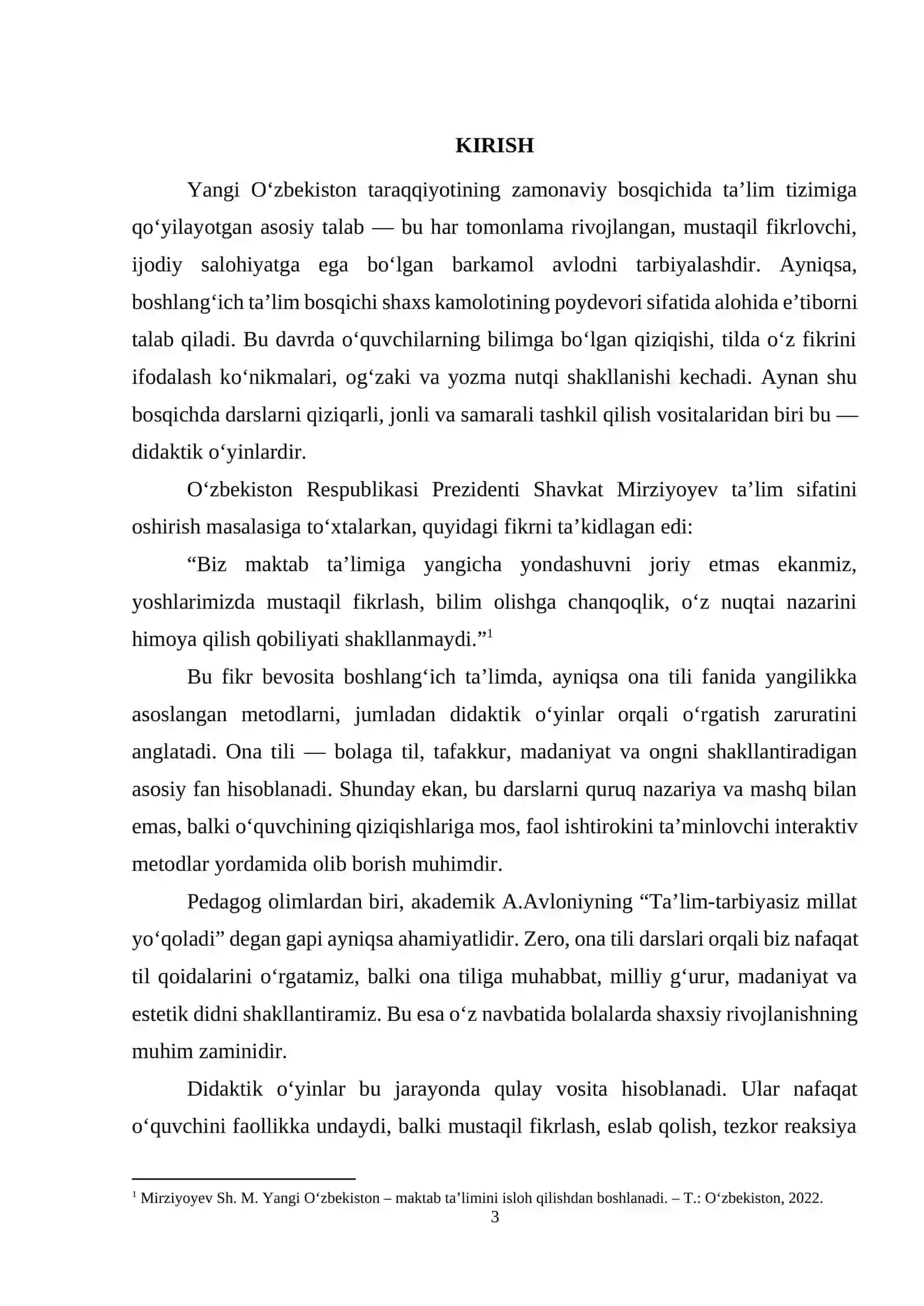 4-SINF ONA TILI DARSLARIDA DIDAKTIK OʻYINLARDAN FOYDALANISH 3