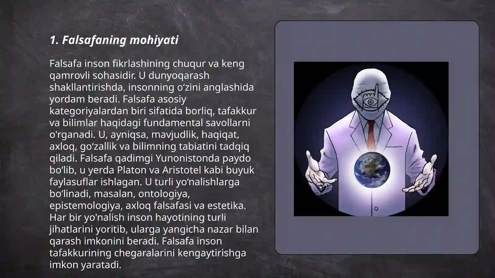 Falsafaning mohiyati va jamiyat taraqqiyotidagi roli 3