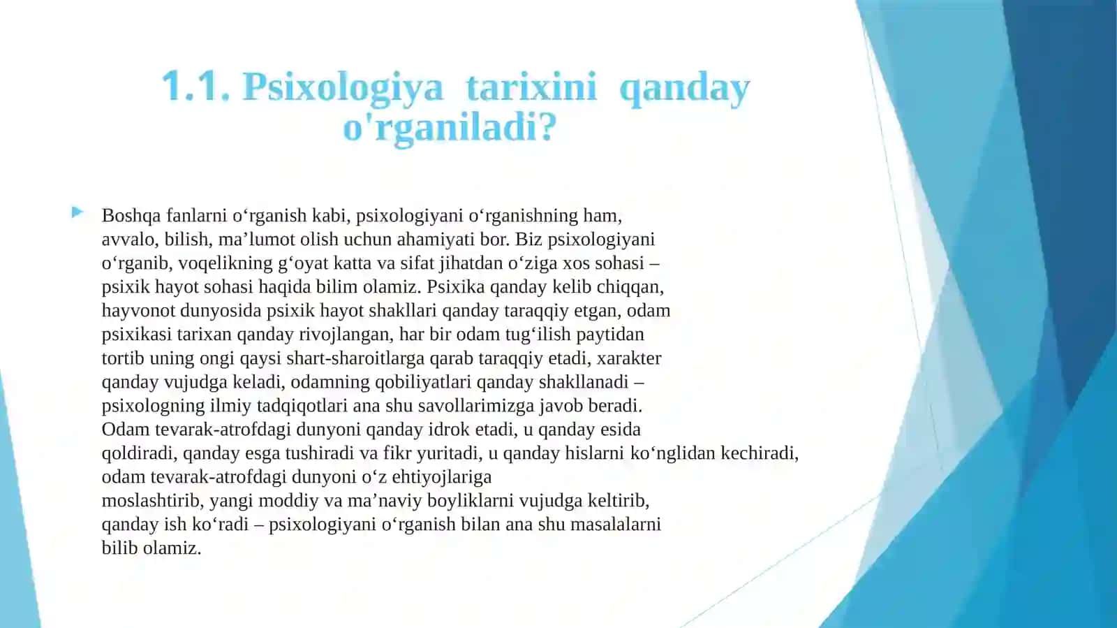 PSIXOLOGIYA TARIXINING METODLARI VA MANBALARI 3