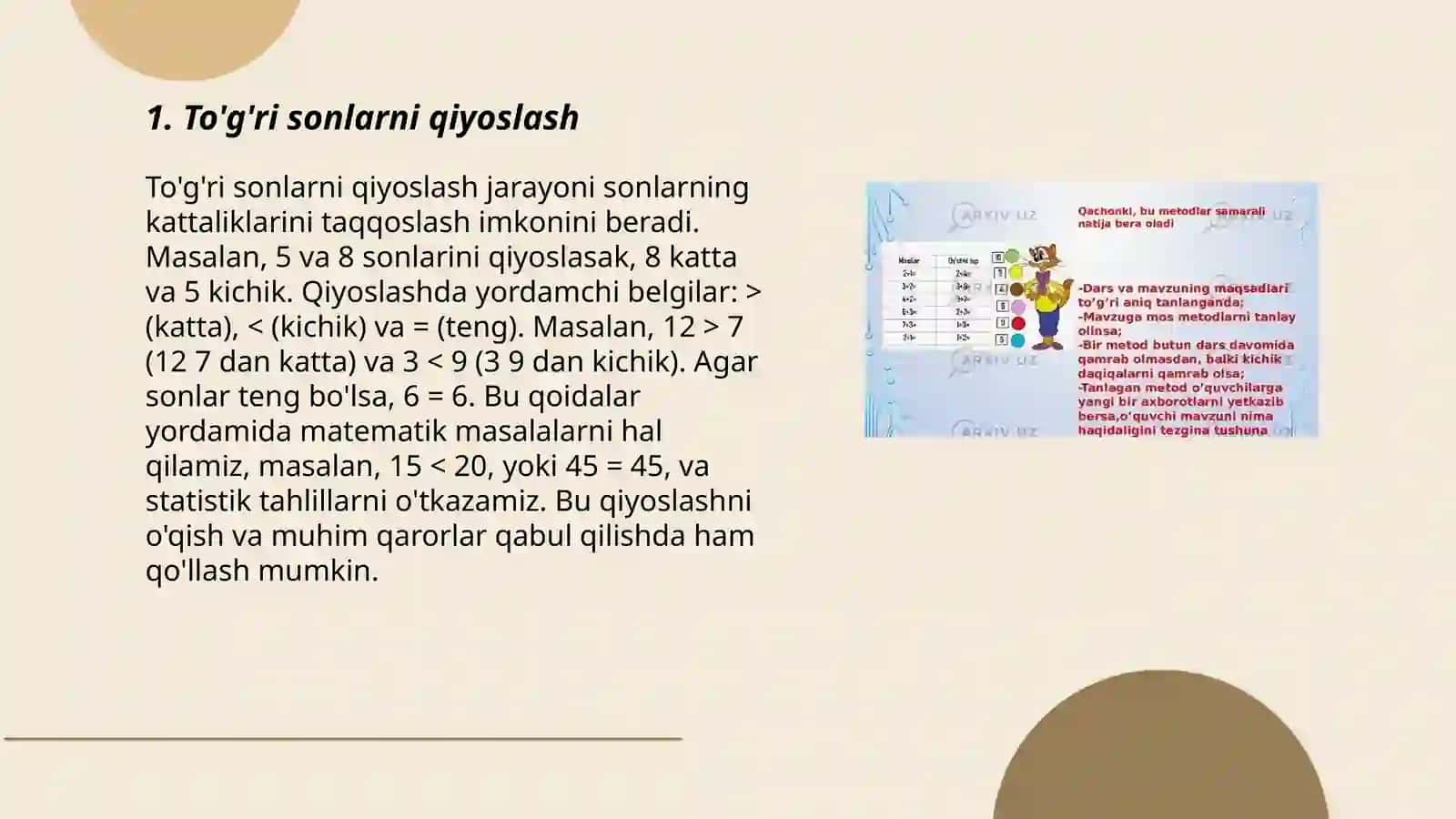 Toʻrtinchi sinf matematika darslarida didaktik materiallardan foydalanish 3