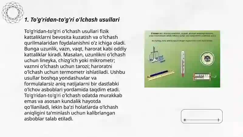 Oʻlchash usullari 3