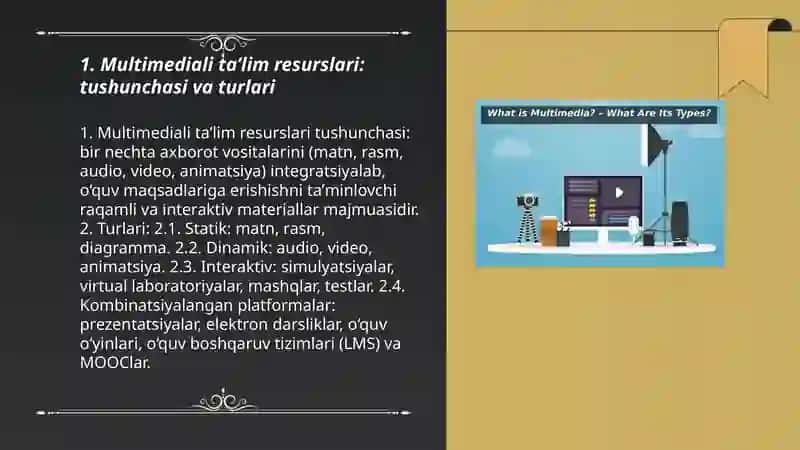 Multimediali taʼlim resurslari 3