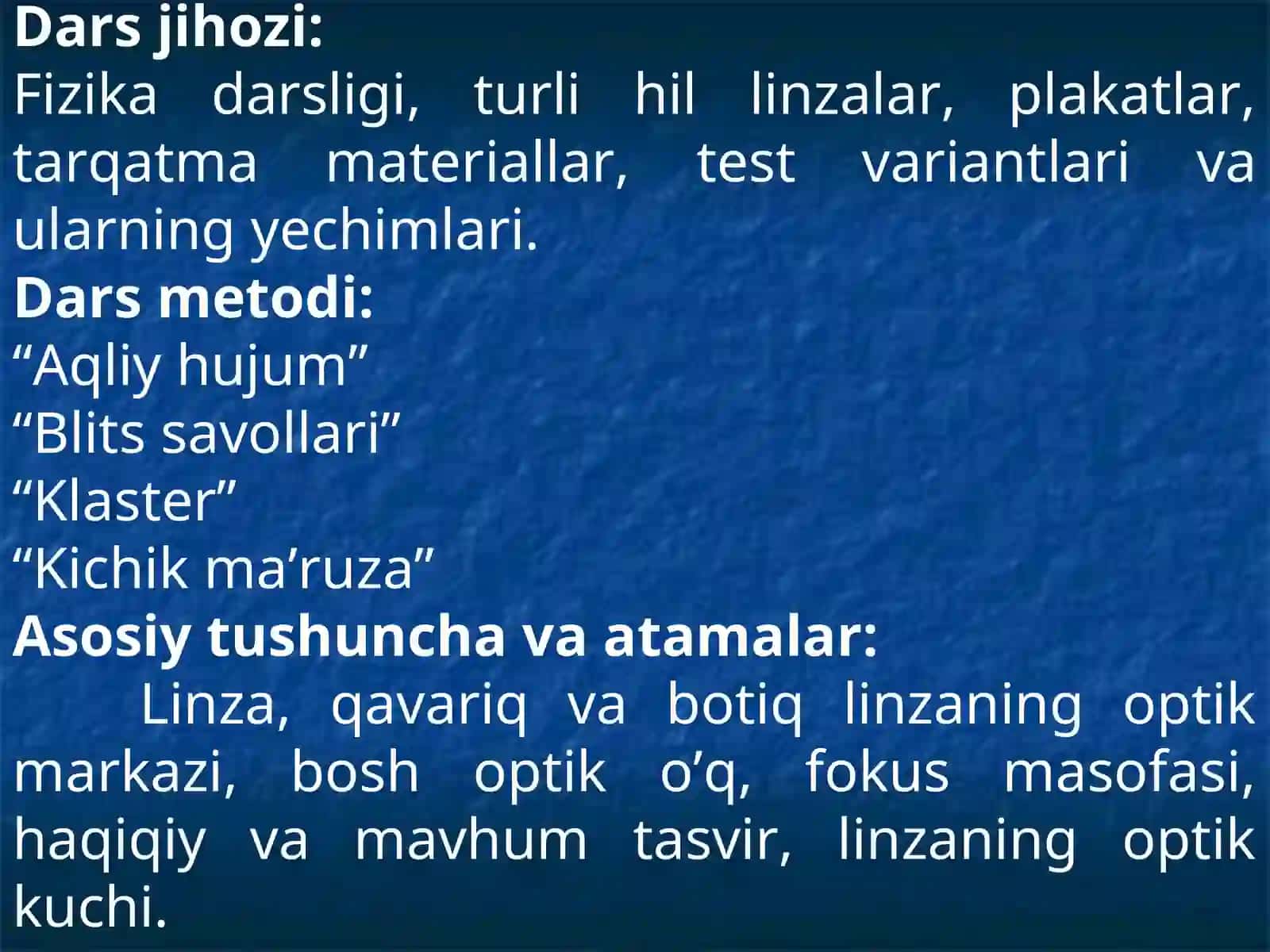 Linzalar haqida tushuncha 3