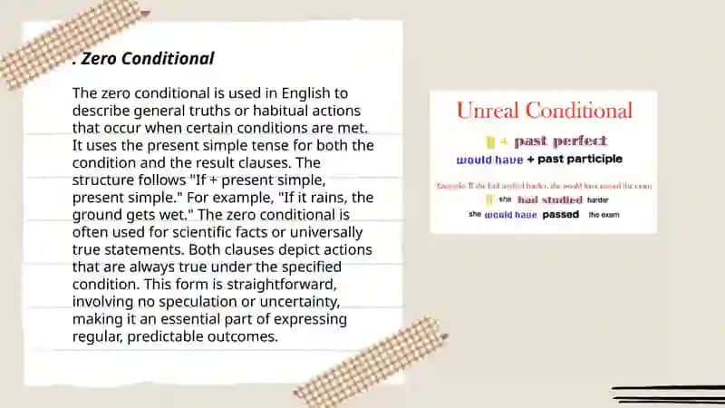 Zero Conditional 3
