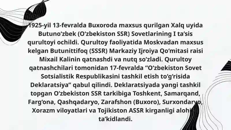 Mustaqil O’zbekiston Respublikasining tashkil topishi va uning tarixiy ahamiyati 3