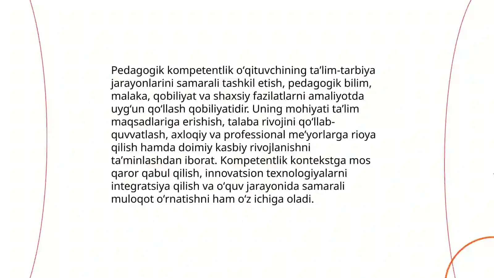 Pedagogik konpetentlikning tuzilishi va mohiyati 3