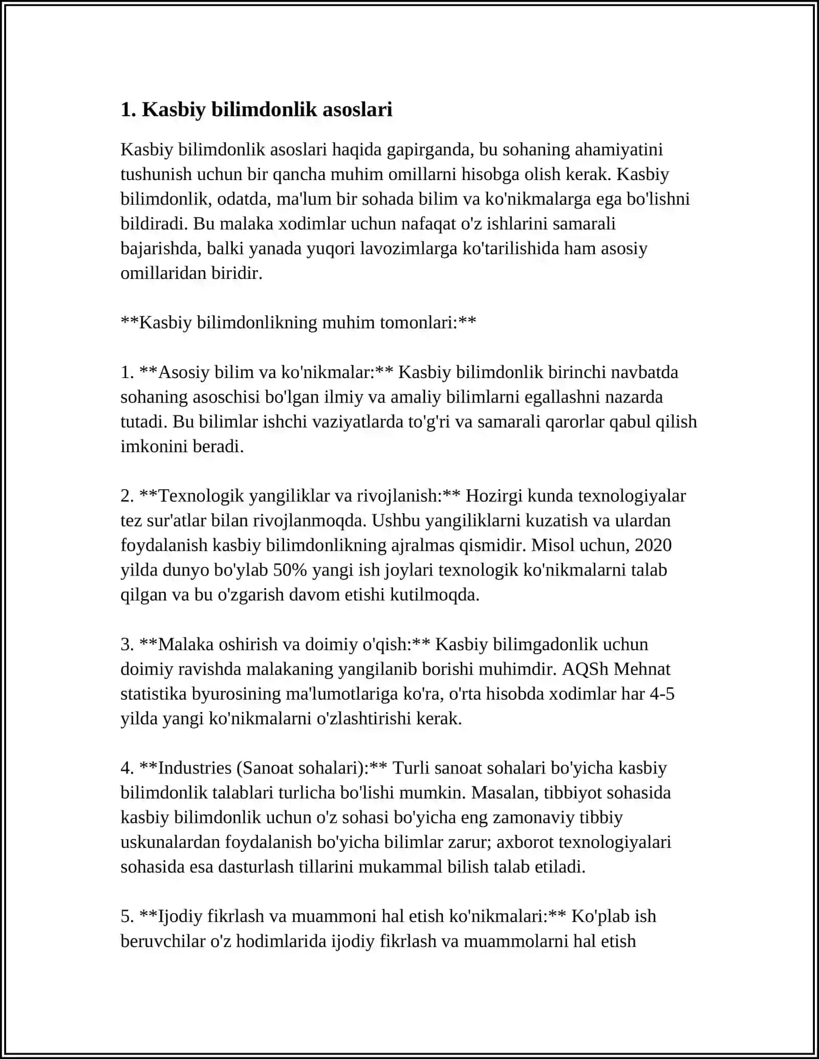 Kasbiy bilimdonlik 3