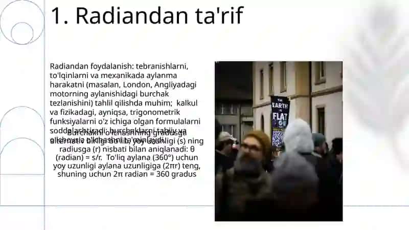 Radian o'lchov 3