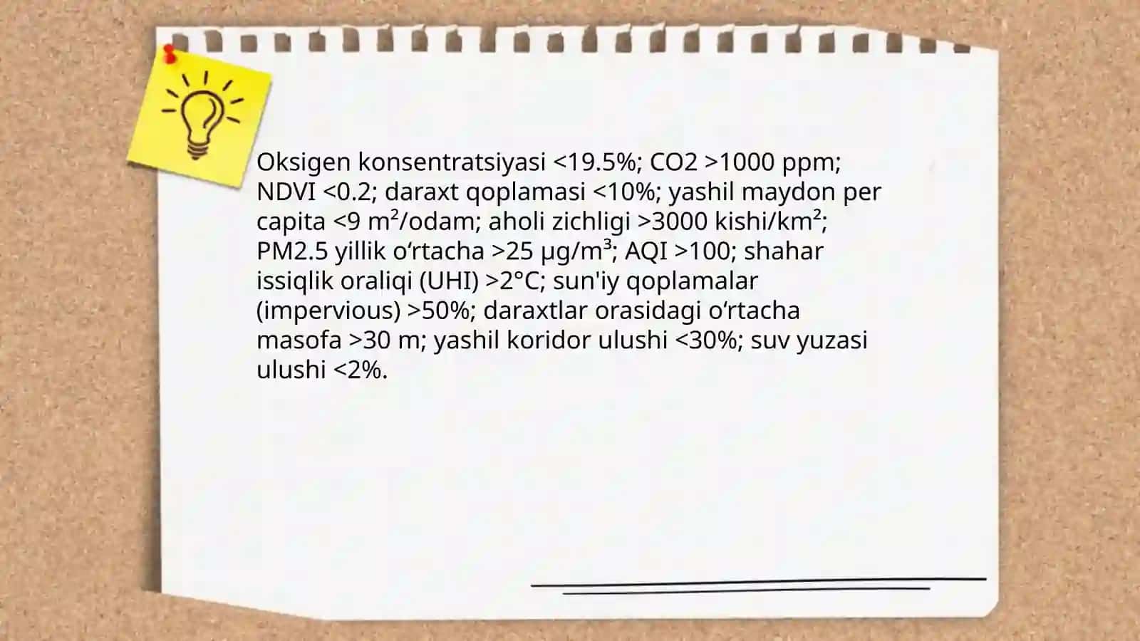 Kislorod miqdorini qayta tiklash uchun yuzalarni aniqlash 3