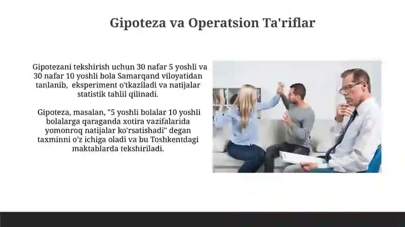 Psixologik eksperiment oʻtkazish 3