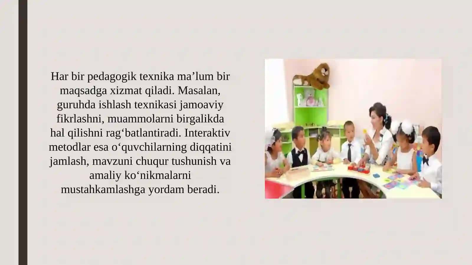 Tarbiyaviy ishlar ni amalga oshirishda pedagogik texnika, pedagogik mahorat va uning asosiy tamoyillari 3