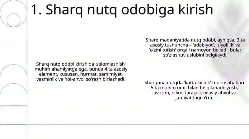 Sharq nutq odobi 3