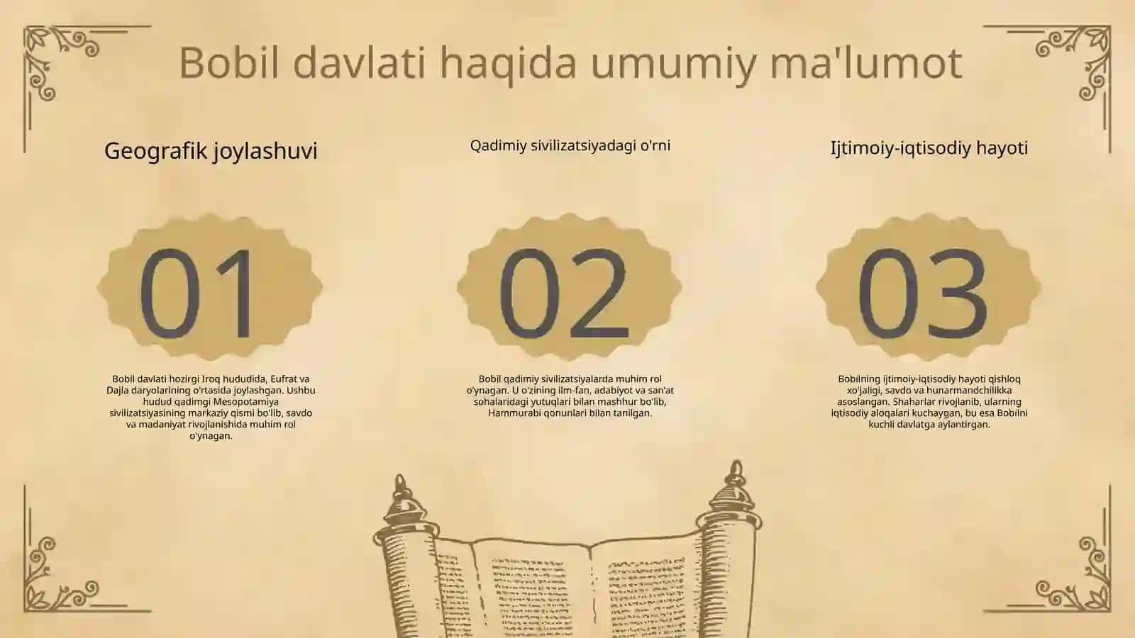Qadimgi Bobil davlati 3