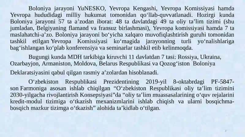OLIY TA’LIM TIZIMIDA KREDIT-MODUL TIZIMI 3