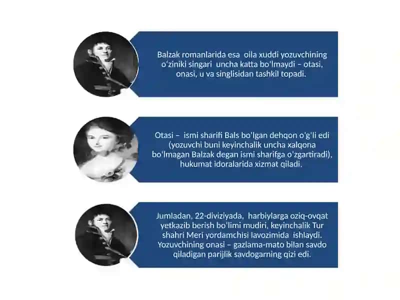 XX asr Yevropa, Amerika adabiyoti (Balzak, Dikkens, Stendal ijodi)mavzusida taqdimot 3