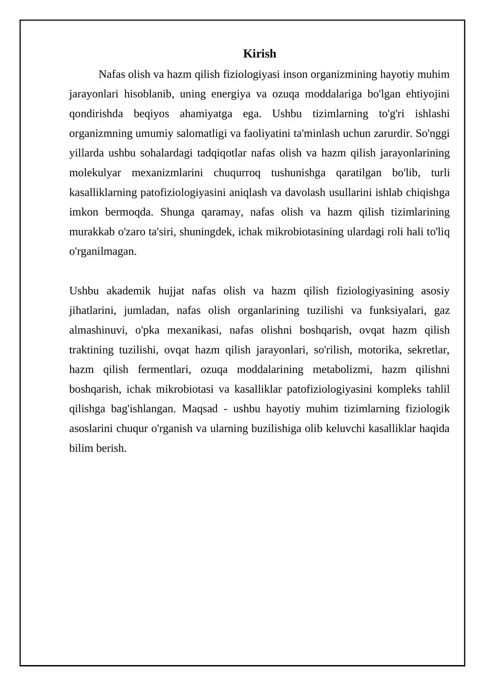 Nafas olish va hazm qilish fiziologiyasi 3