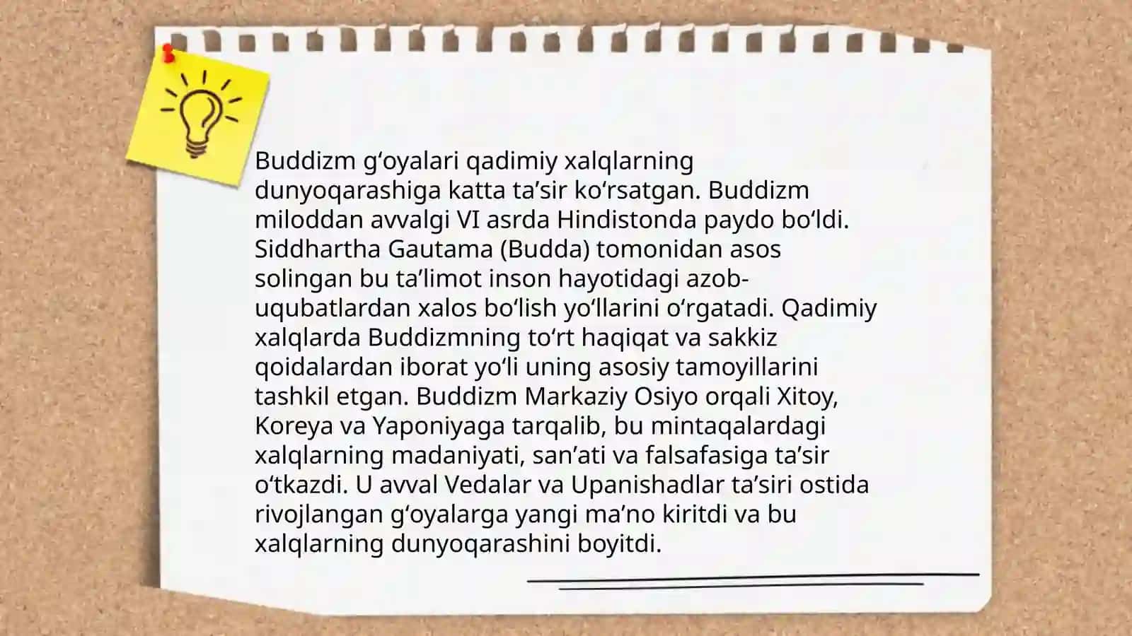 Buddaviylik gʻoyalari va ularning qadimiy xalqlar hayotidagi oʻrni 3