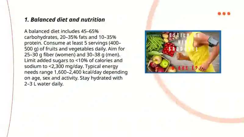 Healthy lifestyle 3