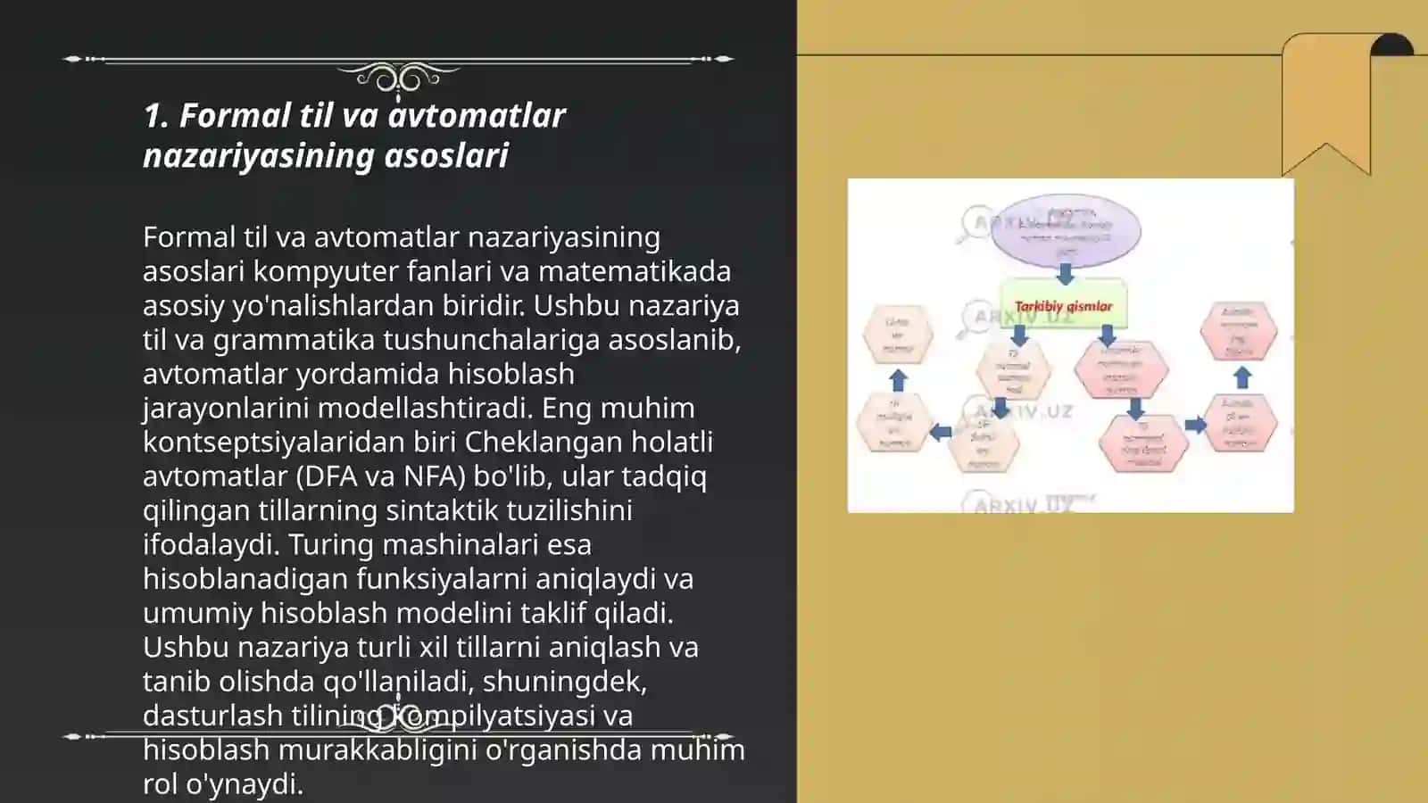 Formal til nazariyasi taʼlimoti 3