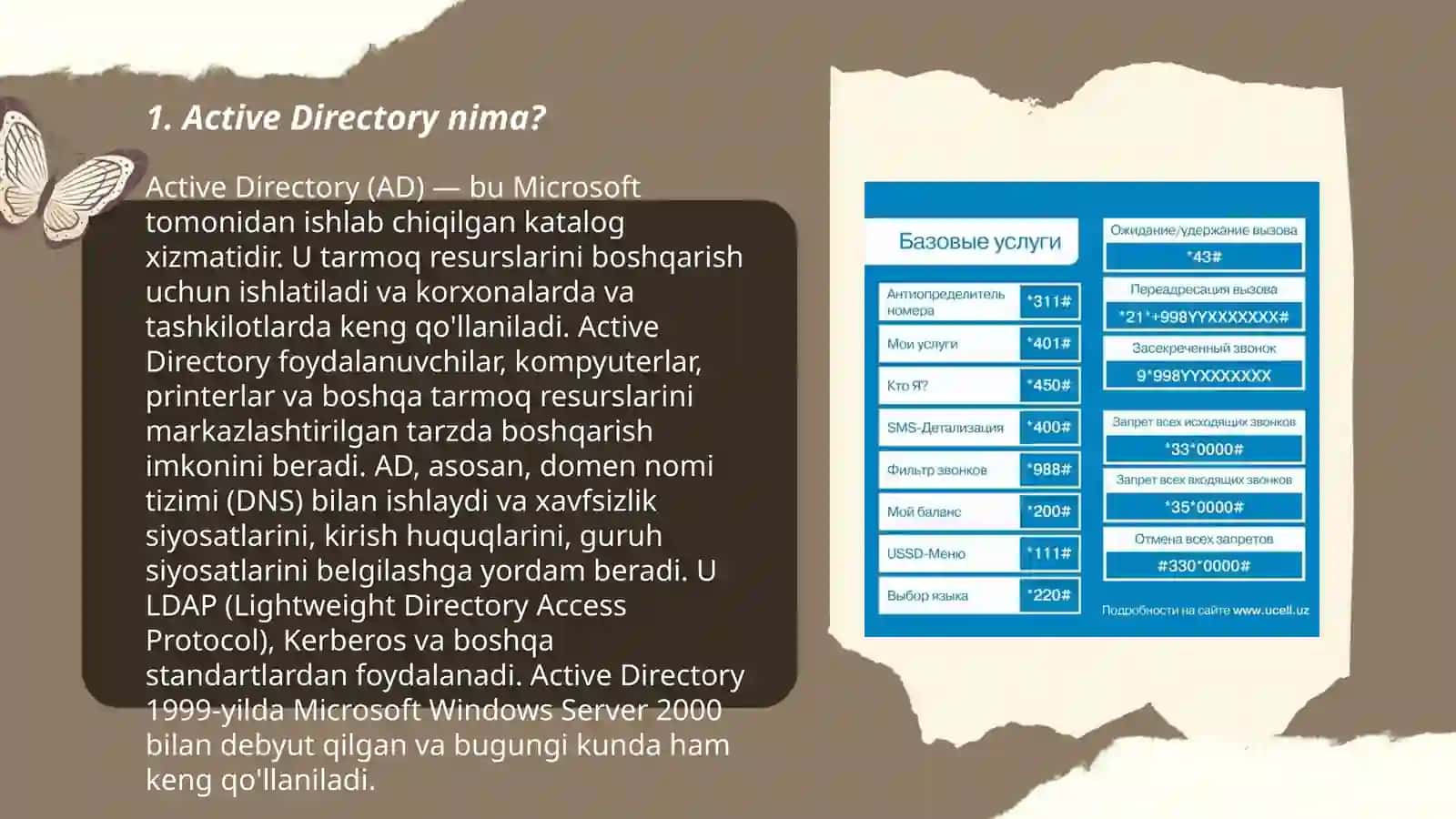 Active Directory konfiguratsiya vositalari va qo'shimcha qurilmalar 3