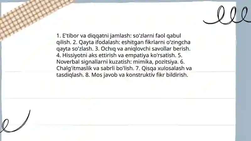 Muloqotda tinglash va sukut madaniyati 3