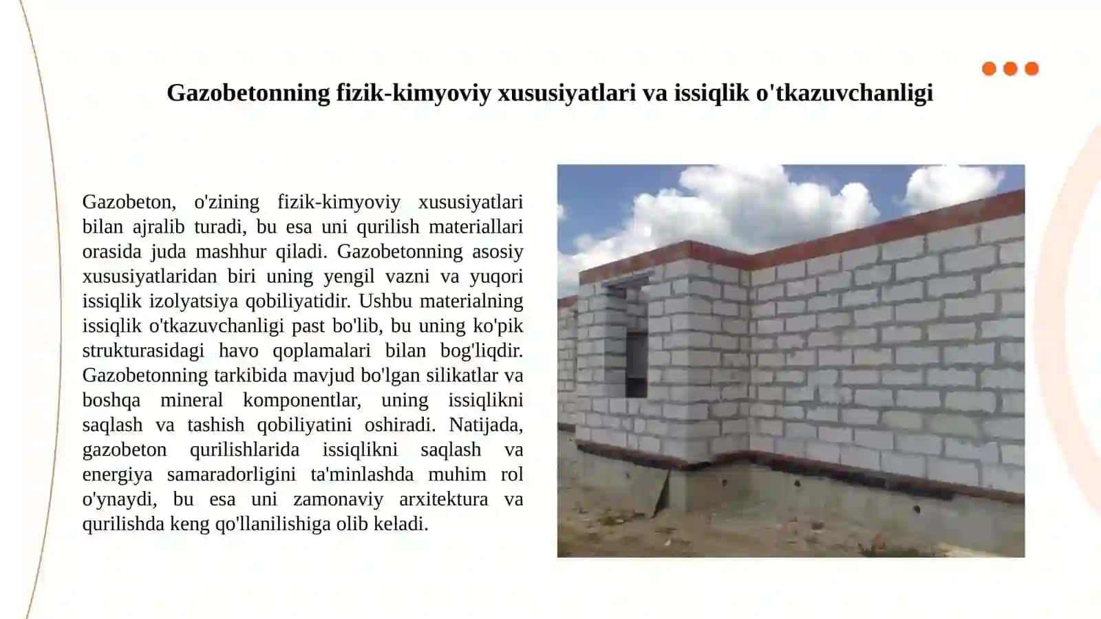 Gazobetonni Issiqlik bilan ishlov berish jarayoni 3