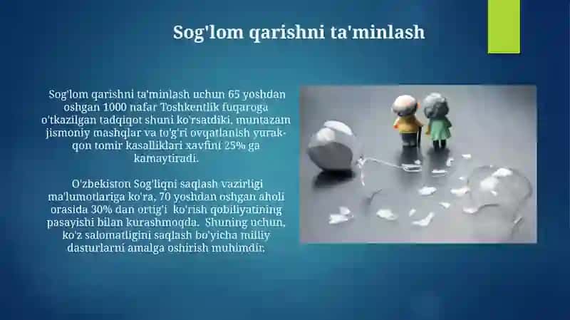 Sog'lom qarishni ta'minlash 3