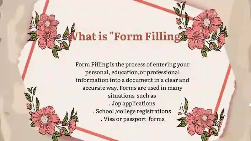 Form Filling 3