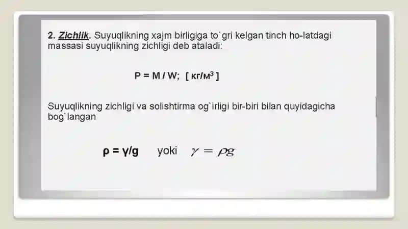 Biologik to‘qimalar va qattiq jismlarning zichligini aniqlash 3