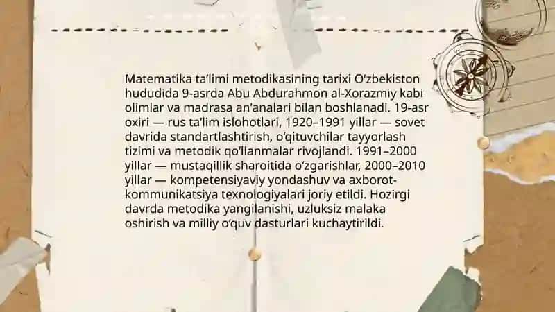 O'zbekistonda matematika va informatika metodikasining rivojlanishi 3