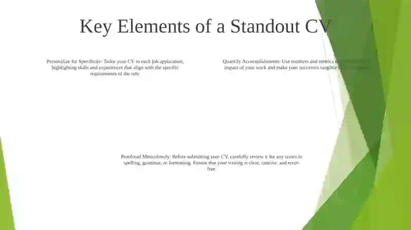 CV Writing 3