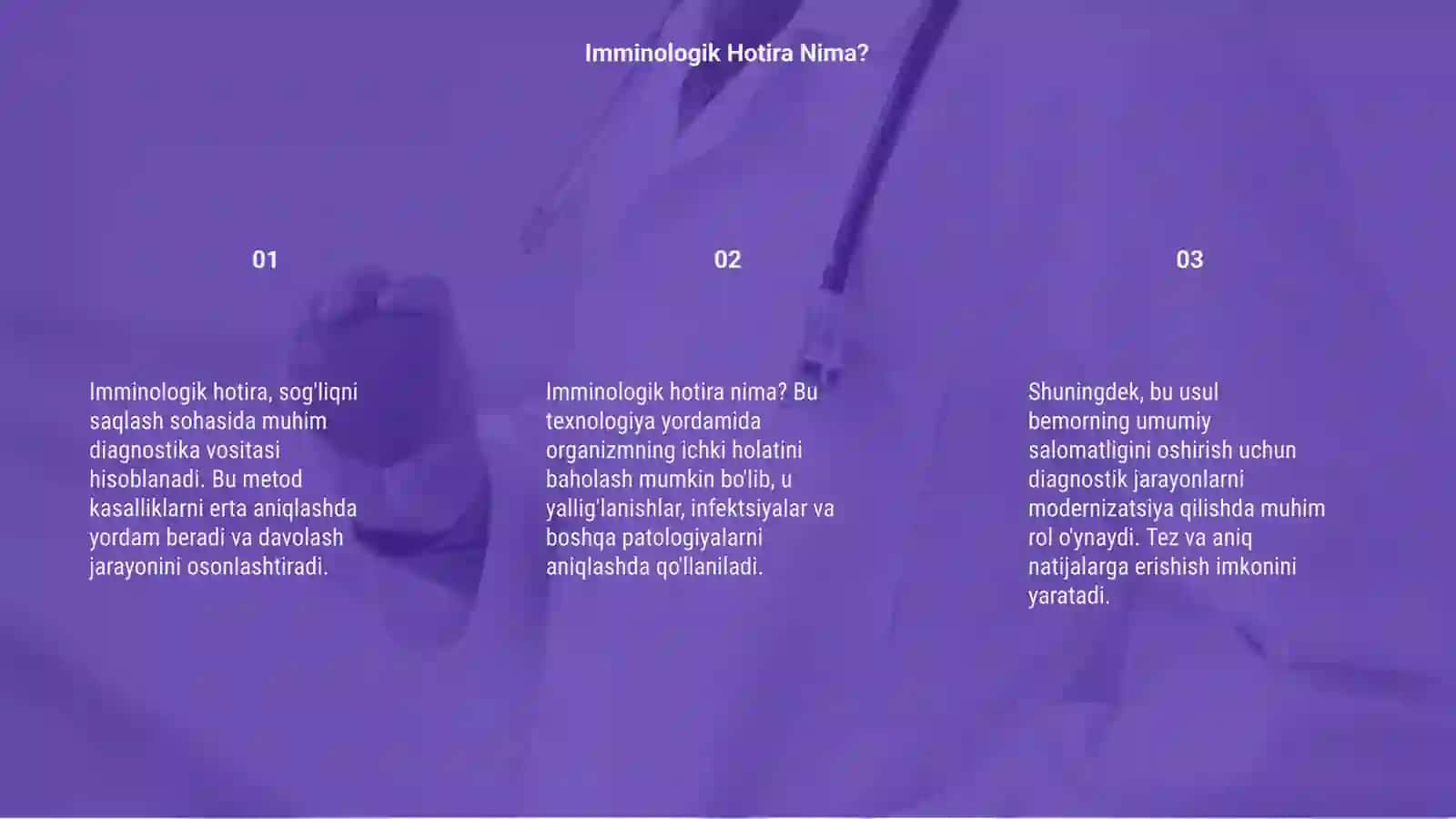 Imminologik hotira 3