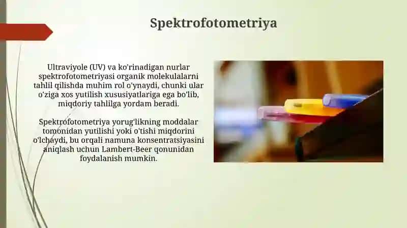 Spektrofotometriya 3