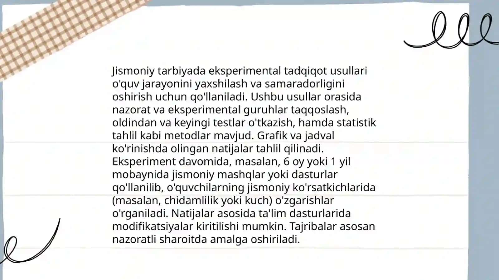 Jismoniy tarbiyada eksperimental tadqiqot usullari 3