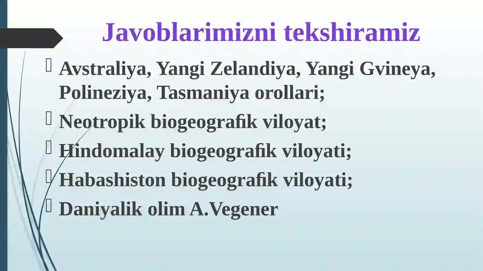 Evolutsion o‘zgarishlarning tiplari 3