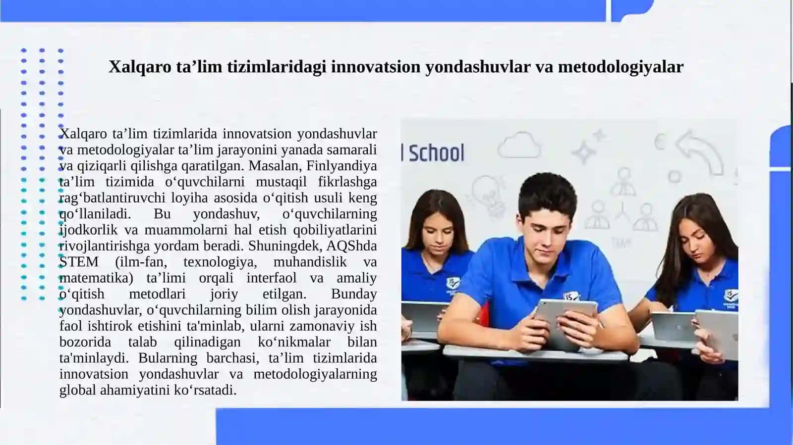 Professional taʼlim va innovatsion texnologiyalar sohasidagi ilgʻor horijiy tajribalar 3