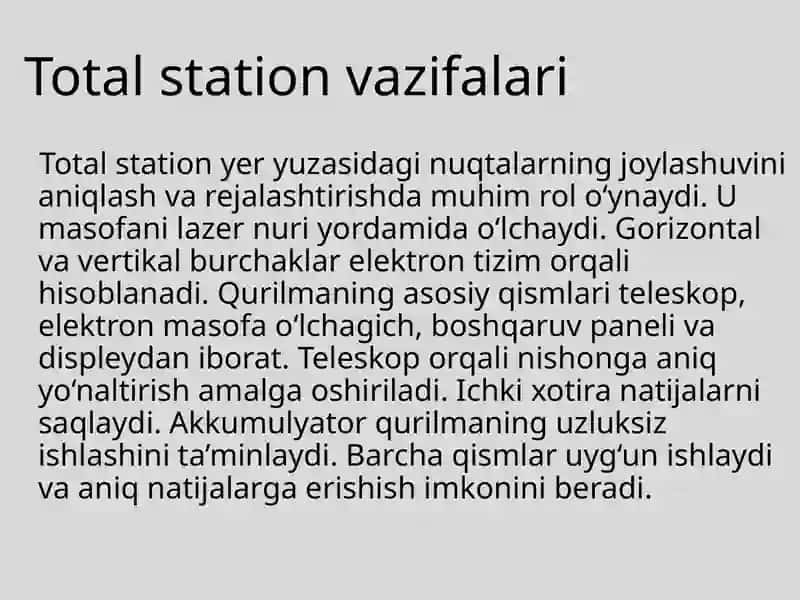 Total STATION 3