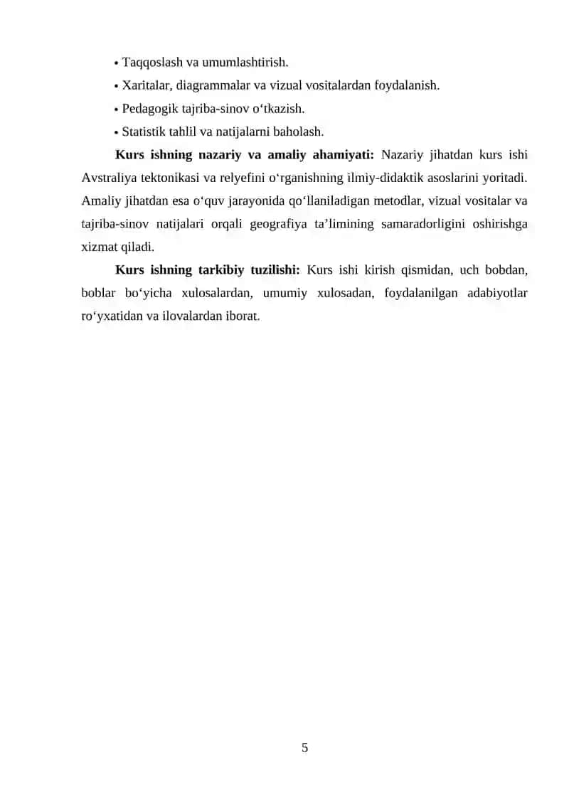 Avstraliya materigi tektonikasi va o‘rganish tarixi mavzusini o‘qitish metodikasi 3