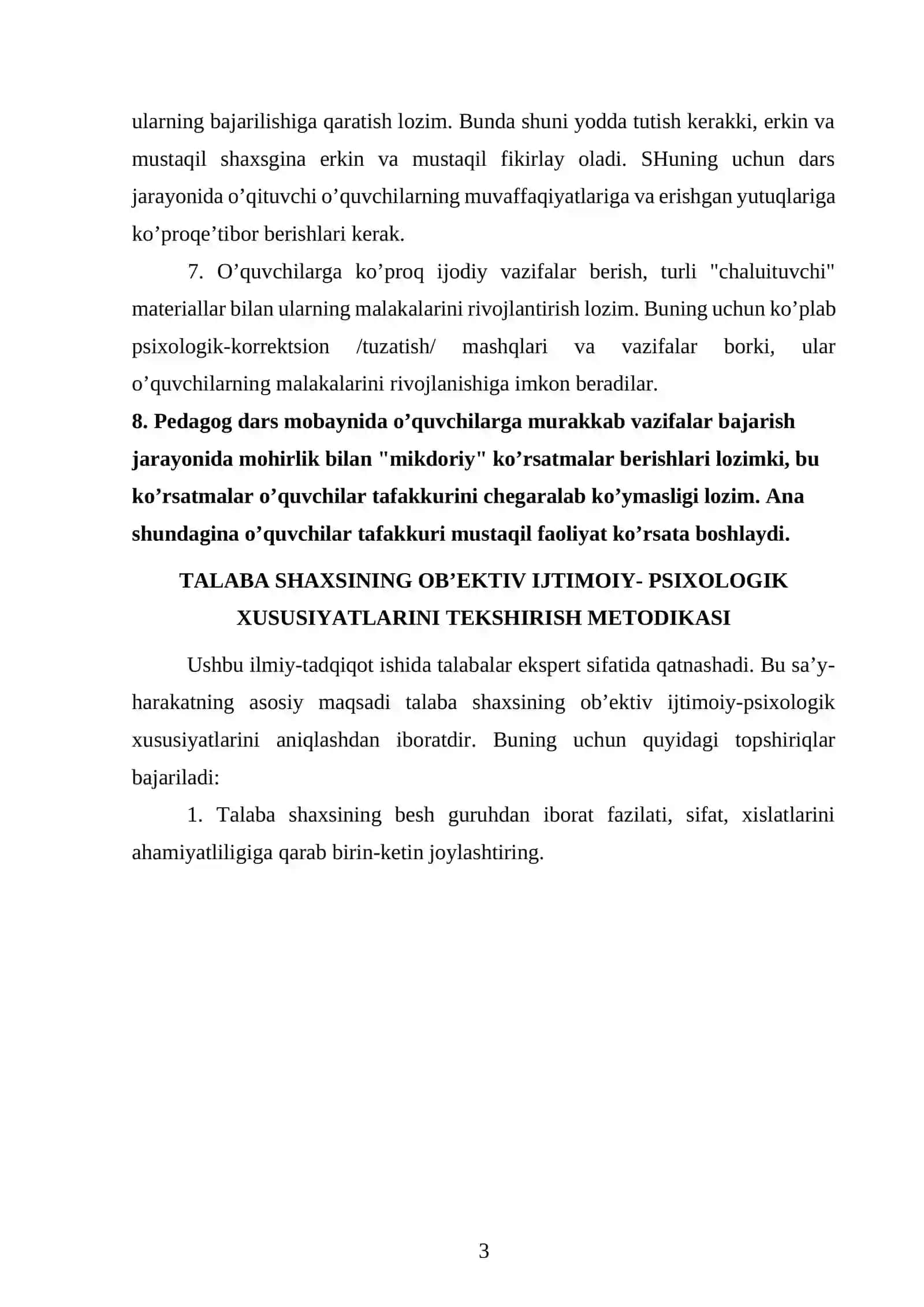 MUSTАQIL TАFАKKURNI RIVОJLАNTIRISH 3