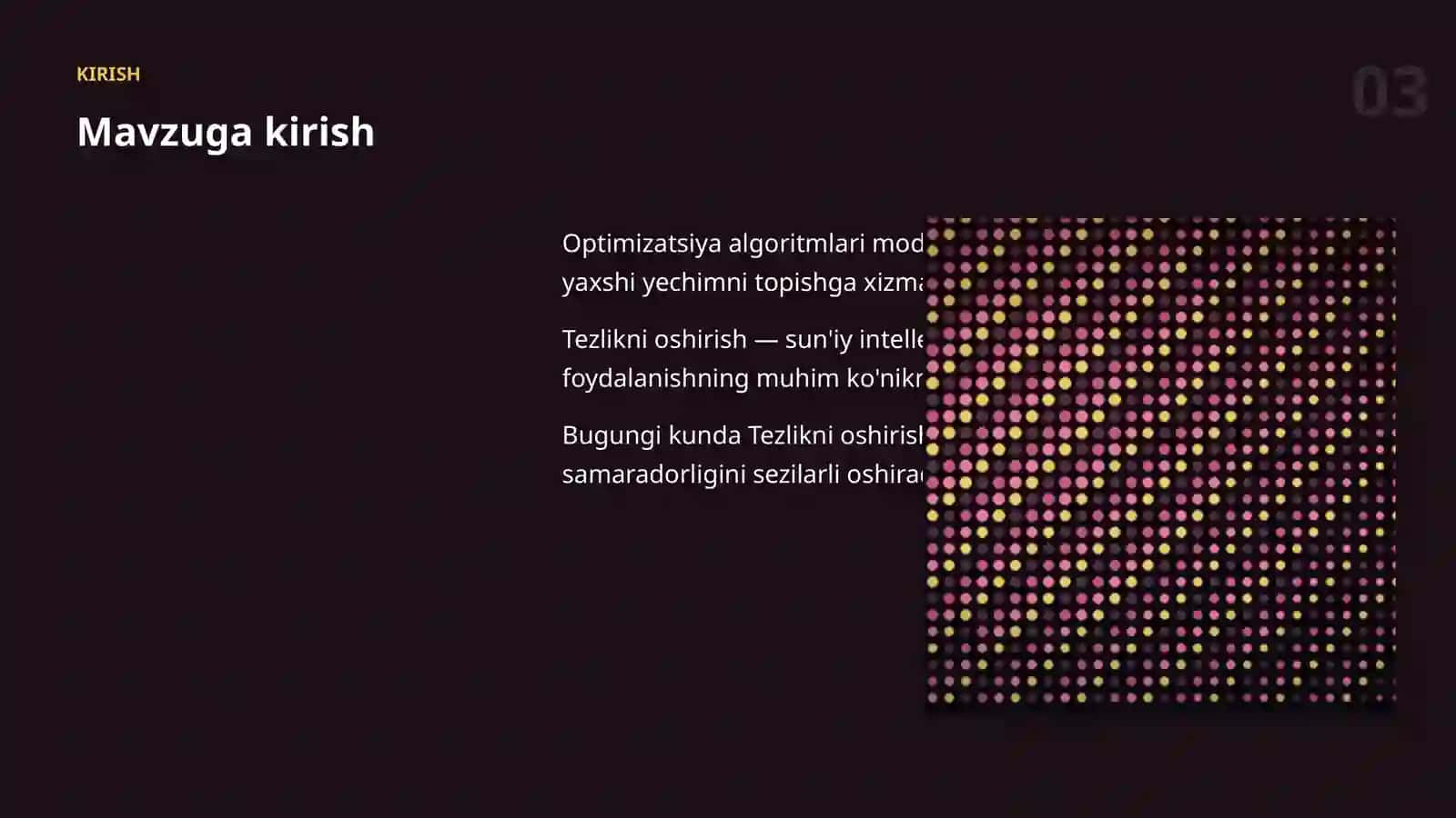 Optimizatsiya algoritmlari 3