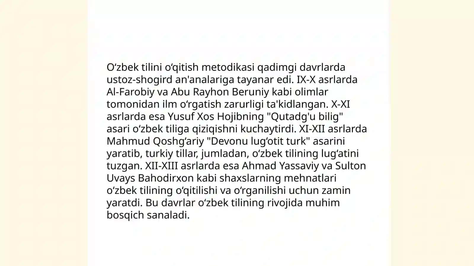 O‘zbek tili o‘qitish metodikasining tarixiy shakllanishi 3