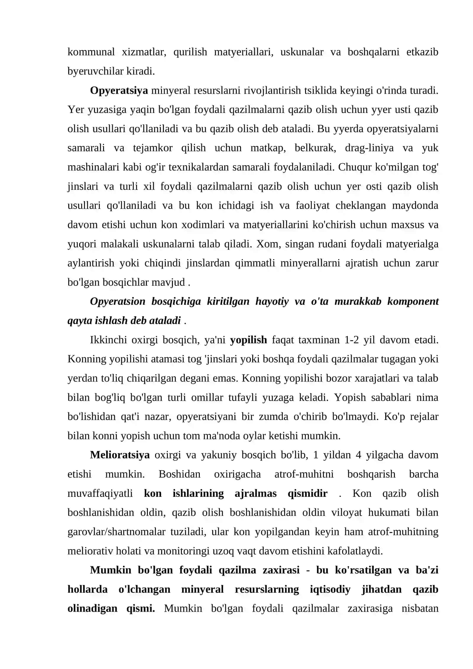 KON RESURSLARINI BOYITISH JARAYONLARI TOG’RISIDA MA’LUMOT 3