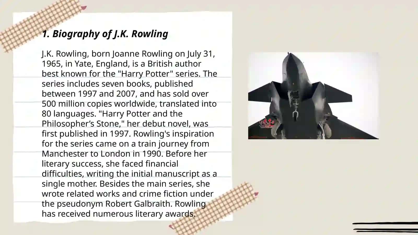 J.K. Rowling Biography 3