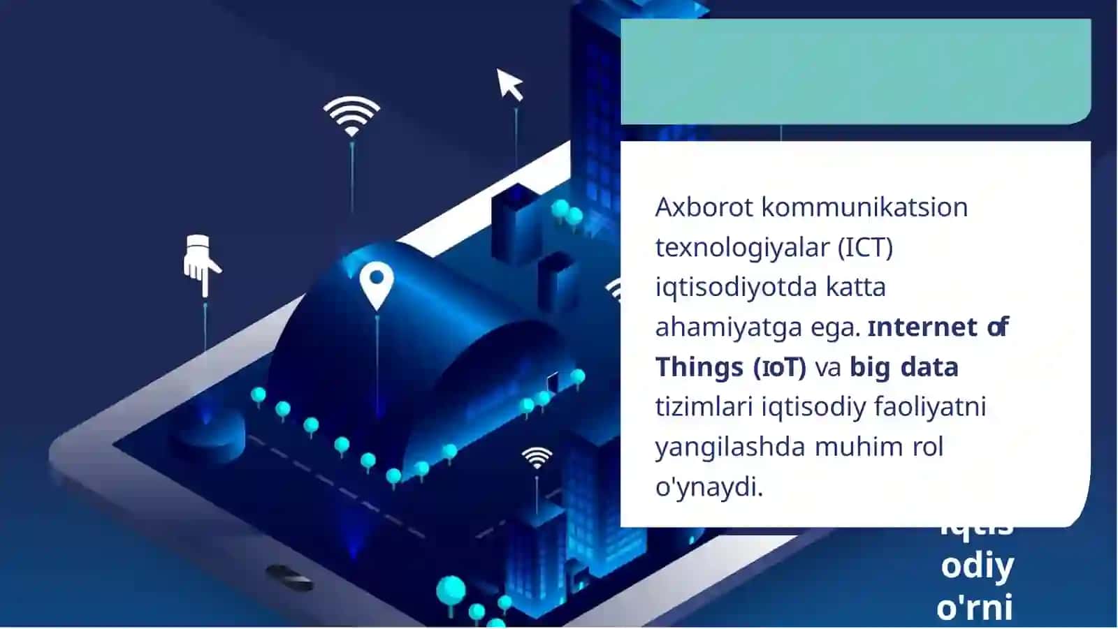 IQTISODIYOTDA AXBOROT KOMMUNIKATSION TEXNOLOGIYALAR VA TIZIMLAR 3