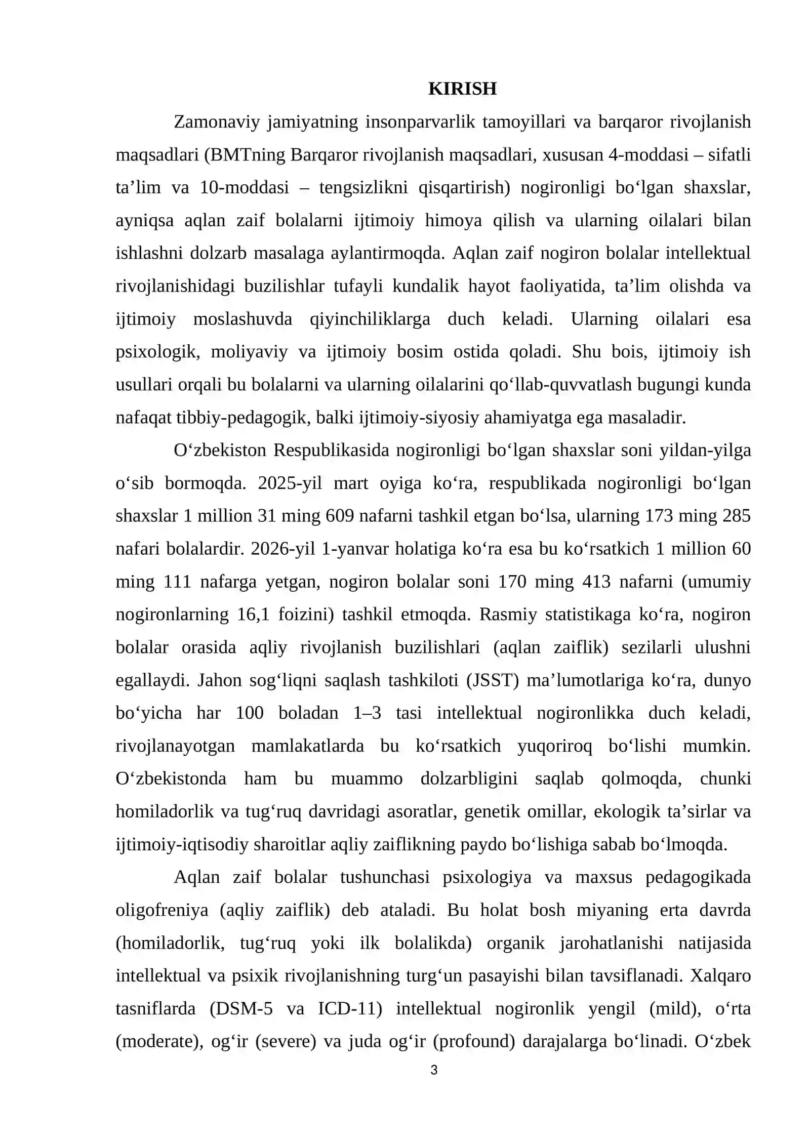 Aqlan zaif nogiron bolalar va ularning oilalari bilan ijtimoiy ish usullari 3