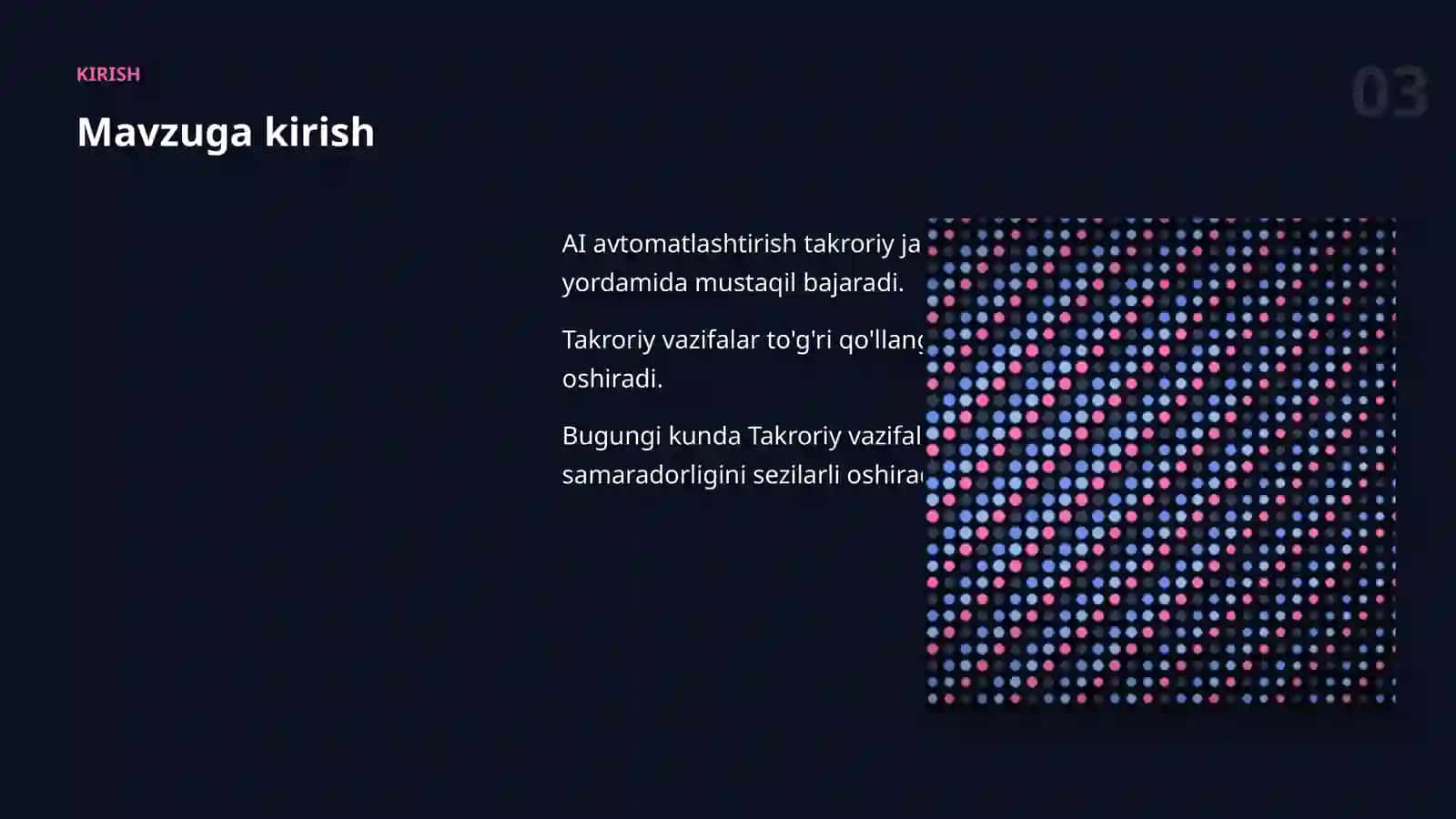 AI AVTOMATLASHTIRISH 3